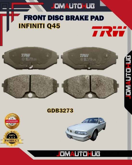 Showing image for Nissan Infiniti Q45-Infiniti J30-Maxima-Front Disc Brake Pad-TRW-GDB3273 Nissan Infiniti Q45-Infiniti J30-Maxima-Front Disc Brake Pad-TRW-GDB3273 Brake Pad image