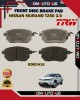 Showing image for Nissan Murano TZ50 3.5cc-Altima-Front Disc Brake Pad-TRW-GDB3416 Nissan Murano TZ50 3.5cc-Altima-Front Disc Brake Pad-TRW-GDB3416 Brake Pad image