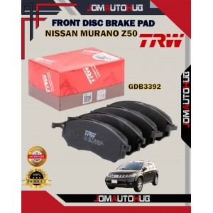 Nissan Murano Z50 3.5cc-Navara D40-Infiniti Q70-Front Disc Brake Pad-TRW-GDB3392