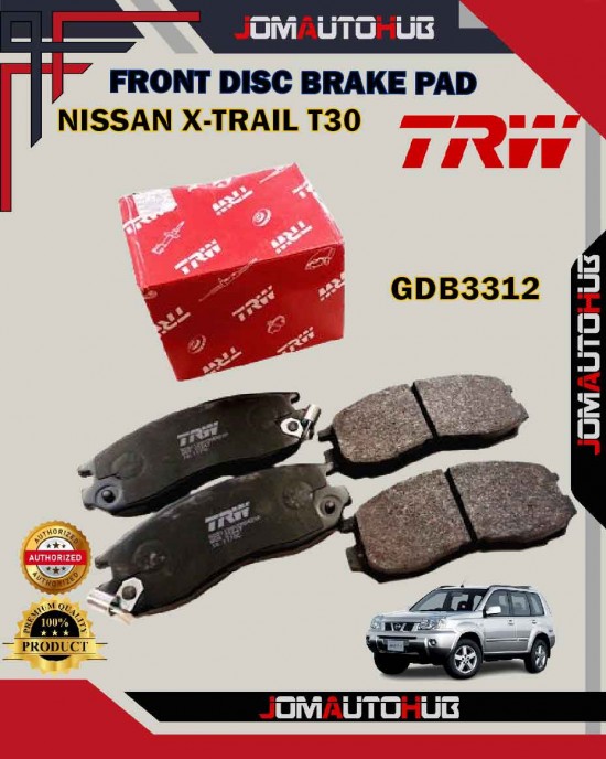Showing image for Nissan X-Trail T30-Serena C24 Front Disc Brake Pad-TRW-GDB3312 Nissan X-Trail T30-Serena C24 Front Disc Brake Pad-TRW-GDB3312 Brake Pad image