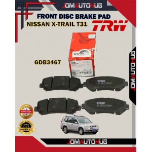 Nissan X-Trail T31-Sentra B16-Front Disc Brake Pad-TRW-GDB3467