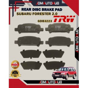 Subaru Forester SF SG-Impreza-Legacy-Rear Disc Brake Pad-TRW-GDB3223