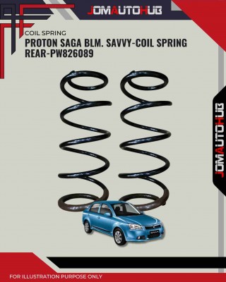 Coil Spring Rear-Proton Saga BLM. Savvy-PW826089