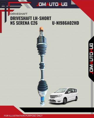 Driveshaft LH Short-Nissan Serena C26-Anshin-U-NI986A02HD