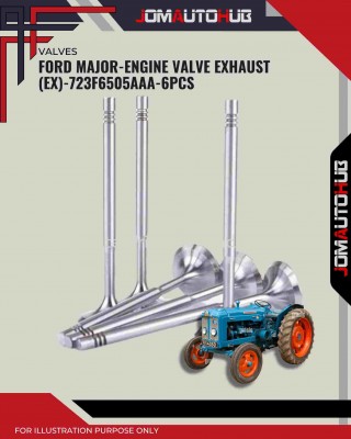 Exhaust Valve (EX)-Ford Major-723F6505AAA