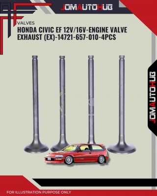 Exhaust Valve (EX)-Honda Civic EF 12v. 16v-14721-657-010