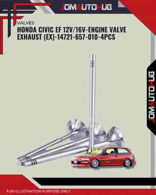 Exhaust Valve (EX)-Honda Civic EF 12v. 16v-14721-657-010