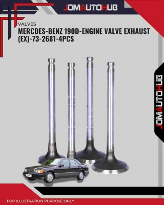 Exhaust Valve (EX) Set-Mercedes-Benz 190D-180D-200D-73-2681