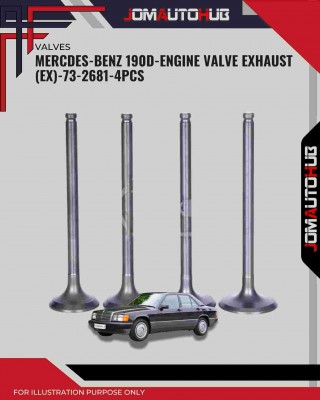 Exhaust Valve (EX) Set-Mercedes-Benz 190D-180D-200D-73-2681