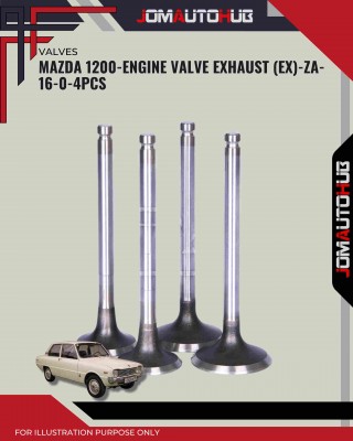 Exhaust Valve (EX)-Mazda 1200-ZA-16-0