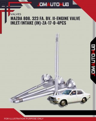 Intake Valve (IN) Set-Mazda 808. 323 FA. BV. II-ZA-17-0