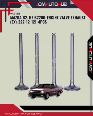 Exhaust Valve (EX) Set- Mazda R2. RF B2200-222-12-121
