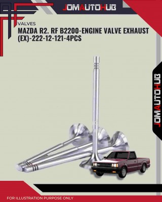 Exhaust Valve (EX) Set- Mazda R2. RF B2200-222-12-121