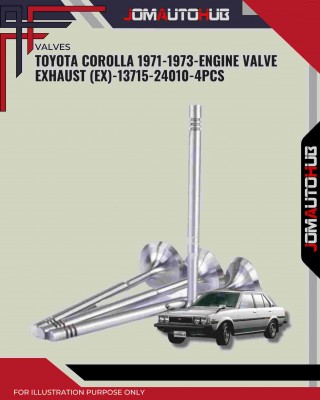 Exhaust Valve (EX) Set-Toyota Corolla KE70-KE30-E20-Publica-Starlet 1000-13715-24010
