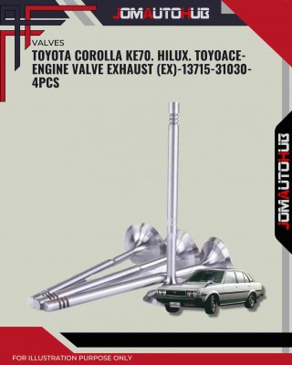 Exhaust Valve (EX) Set-Toyota Hilux 1.6L 12R Engine-Corona-TownAce-ToyoAce-13715-31030