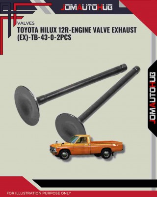 Exhaust Valve (EX)-Toyota Hilux 12R-TB-43-0