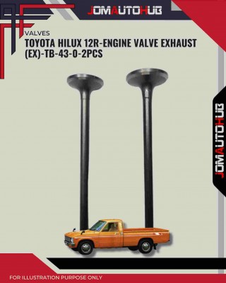 Exhaust Valve (EX)-Toyota Hilux 12R-TB-43-0