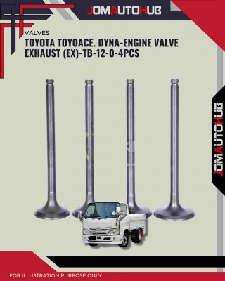 Exhaust Valve (EX)-Toyota ToyoAce. Dyna-TB-12-0