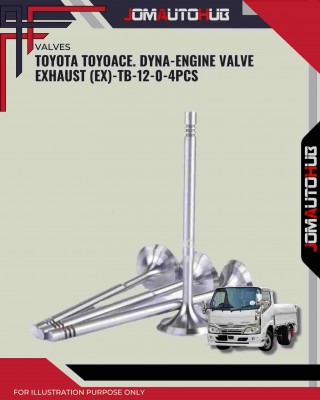 Exhaust Valve (EX)-Toyota ToyoAce. Dyna-TB-12-0