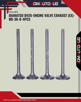 Exhaust Valve (EX) Set-Daihatsu DV26-NB-36-0