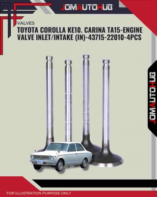 Intake Valve (IN) Set-Toyota Corolla KE10-Carina TA15-Intake Valve (IN) Set-43715-22010