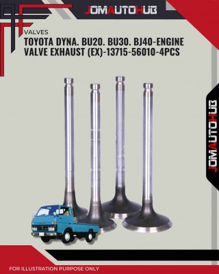 Exhaust Valve (EX)-Toyota Dyna. BU20. BU30. BJ40-13715-56010