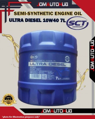 SCT Semi-Synthetic Engine Oil Ultra Diesel 10W40 7L