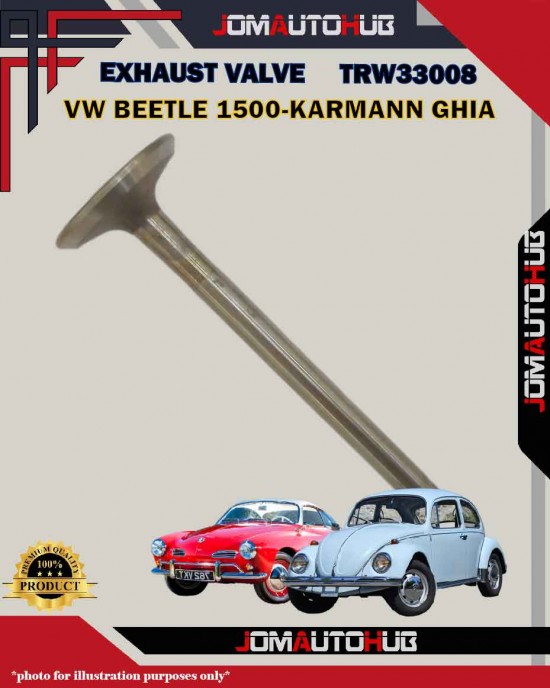 Exhaust Valve-Volkswagen Beetle-Karmann Ghia-Bus-Transporter-TRW33008 Exhaust Valve-Volkswagen Beetle-Karmann Ghia-Bus-Transporter-TRW33008