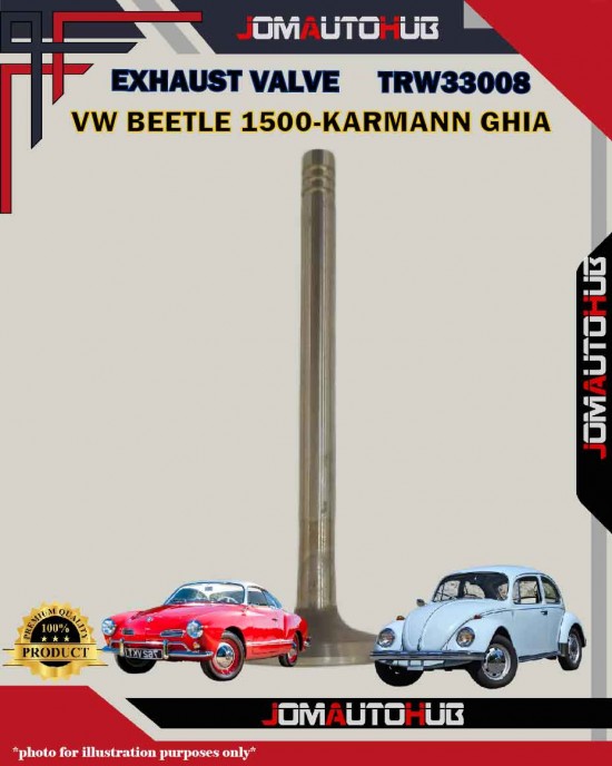 Exhaust Valve-Volkswagen Beetle-Karmann Ghia-Bus-Transporter-TRW33008 Exhaust Valve-Volkswagen Beetle-Karmann Ghia-Bus-Transporter-TRW33008