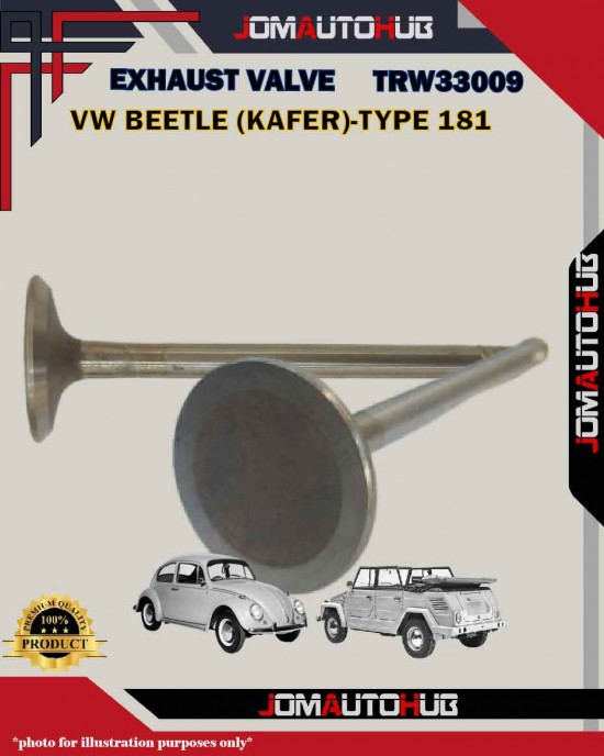 Exhaust Valve-Volkswagen Beetle-T2 Transporter-Karmann Ghia-1500-1600-Type 181-TRW33009 Exhaust Valve-Volkswagen Beetle-T2 Transporter-Karmann Ghia-1500-1600-Type 181-TRW33009