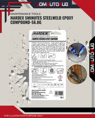 Hardex 5 minutes SteelWeld Epoxy Compound