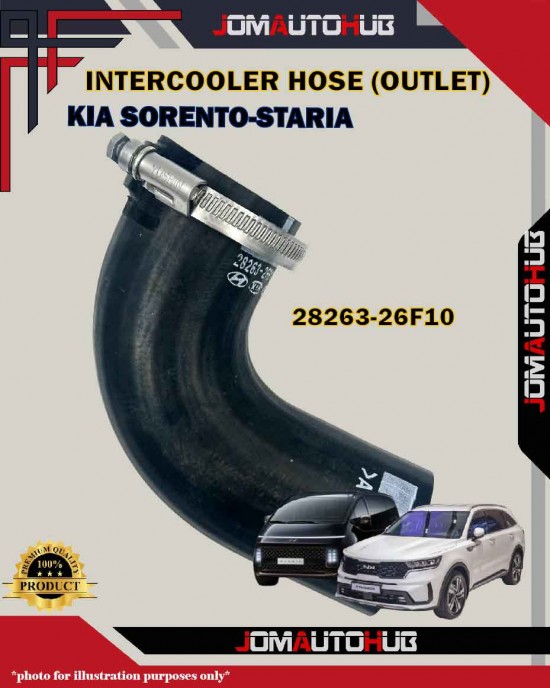 Intercooler Hose (Outlet)-Kia Sorento UM 2.2cc DSL-Hyundai Staria-28263-26F10 Intercooler Hose (Outlet)-Kia Sorento UM 2.2cc DSL-Hyundai Staria-28263-26F10
