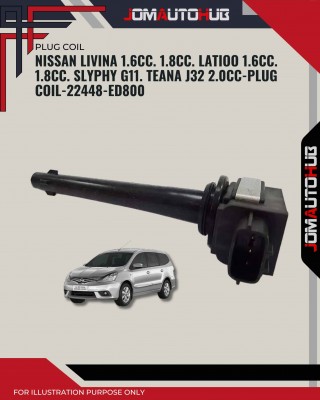 Ignition Coil-Nissan Livina 1.6cc 1.8cc-Latio 1.6cc 1.8cc-Sylphy G11-Teana J32 2.0cc-22448-ED800