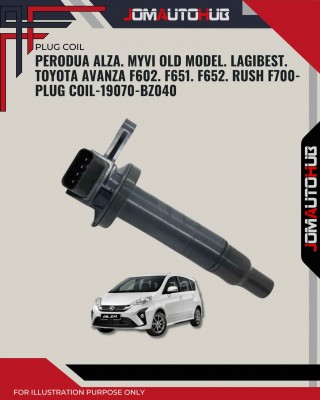 Ignition Coil-Perodua Alza-Myvi Lagi Best-Myvi Old Model-Avanza F602-F651-F652-Rush F700-19070-BZ040