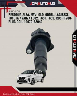 Ignition Coil-Perodua Alza-Myvi Lagi Best-Myvi Old Model-Avanza F602-F651-F652-Rush F700-19070-BZ040