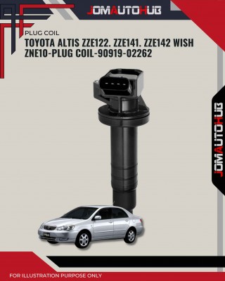 Ignition Coil-Toyota Altis ZZE122-ZZE141-ZZE142-Wish ZNE10-90919-02262