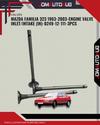 Intake Valve (IN) Set-Mazda Familia 1000-323-Bongo 1000 (E1000)-0249-12-111