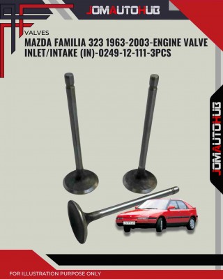 Intake Valve (IN) Set-Mazda Familia 1000-323-Bongo 1000 (E1000)-0249-12-111