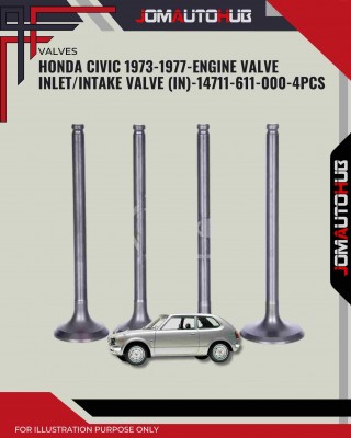 Intake Valve (IN) Set-Honda Civic (1973-1979)-Civic CVCC-Ballade 1300-Accord (1976-1977)-14711-611-000
