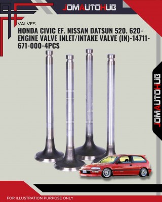 Intake Valve (IN) Set-Honda Civic EF-ED-Accord SJ (1976-1979)-14711-671-000