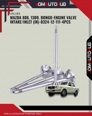 Intake Valve (IN) Set-Mazda 808-1300-Familia-GLC-Mizer-Bongo-E1400-0324-12-111