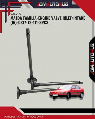 Intake Valve (IN) Set-Mazda Familia 1000cc-323 Presto-SPC FA3-FA4-0317-12-111