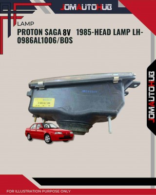 Head Lamp LH-Proton Saga 8V 1985-0986AL1006