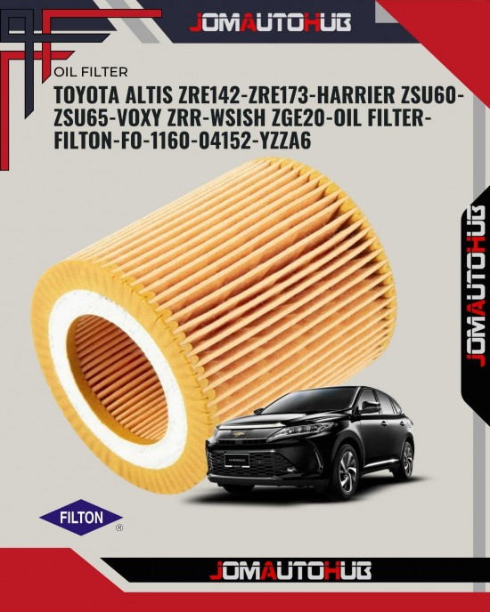 Toyota Altis ZRE142-ZRE173-Harrier ZSU60-ZSU65-Voxy ZRR-Wish ZGE20-Oil Filter-Filton-FO-1160-04152-YZZA6 Oil Filters image