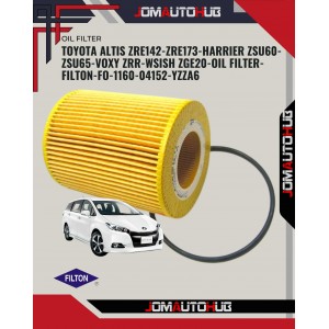 Toyota Altis ZRE142-ZRE173-Harrier ZSU60-ZSU65-Voxy ZRR-Wish ZGE20-Oil Filter-Filton-FO-1160-04152-YZZA6 Toyota Altis ZRE142-ZRE173-Harrier ZSU60-ZSU65-Voxy ZRR-Wish ZGE20-Oil Filter-Filton-FO-1160-04152-YZZA6