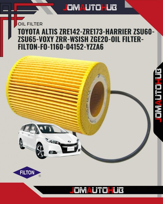 Toyota Altis ZRE142-ZRE173-Harrier ZSU60-ZSU65-Voxy ZRR-Wish ZGE20-Oil Filter-Filton-FO-1160-04152-YZZA6 Oil Filters image
