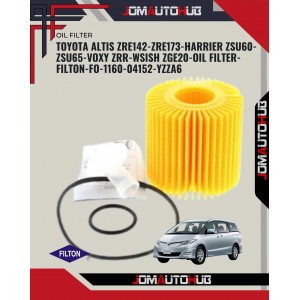 Toyota Lexus ASV60-Alphard AGH30-GGH20-GGH30-GGH25-Camry ASV50-Estima GSR50 Oil Filter-Filton-FO-1163-04152-YZZA1 Toyota Lexus ASV60-Alphard AGH30-GGH20-GGH30-GGH25-Camry ASV50-Estima GSR50 Oil Filter-Filton-FO-1163-04152-YZZA1