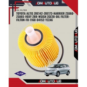 Toyota Lexus ASV60-Alphard AGH30-GGH20-GGH30-GGH25-Camry ASV50-Estima GSR50 Oil Filter-Filton-FO-1163-04152-YZZA1