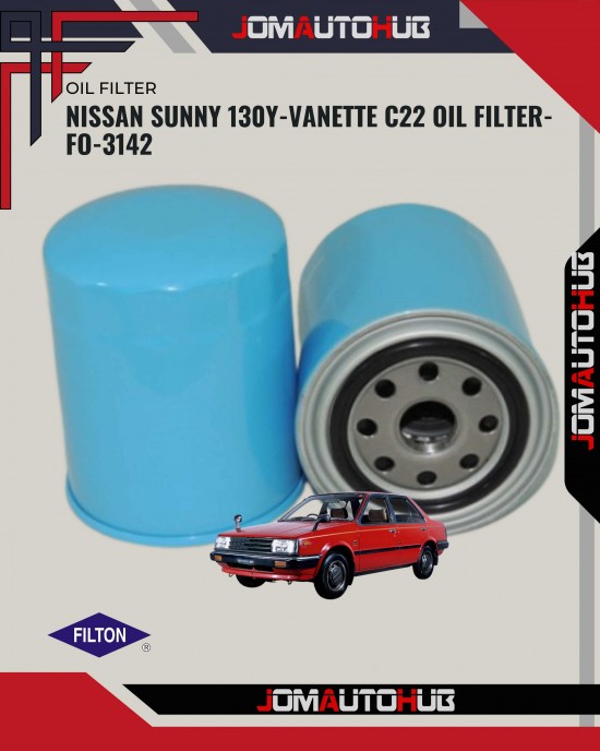 Nissan Sunny 130Y-Vanette C22 Oil FIlter-FO-3142 Oil Filters image