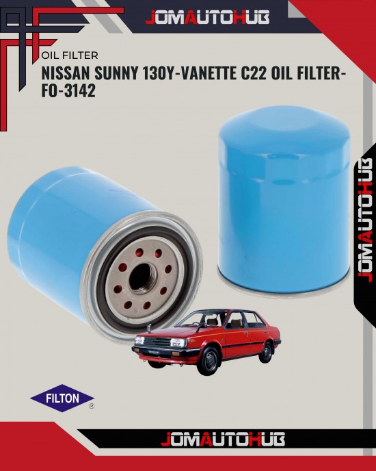Nissan Sunny 130Y-Vanette C22 Oil FIlter-FO-3142 Oil Filters image